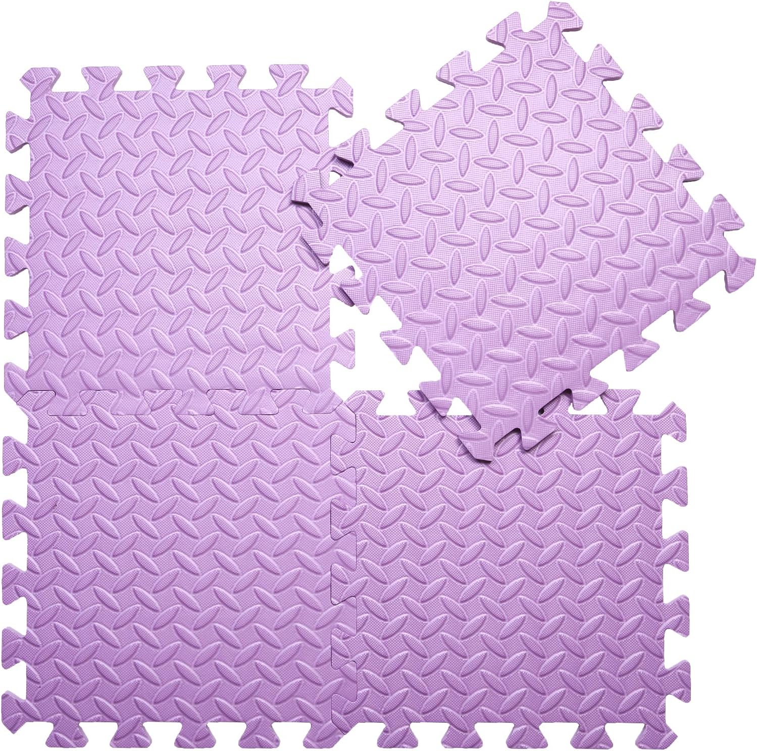 Tapete de juego de espuma EVA, 16 azulejos coloridos para bebé, tapete de juego cuadrado para niños con color sólido, azulejos de espuma