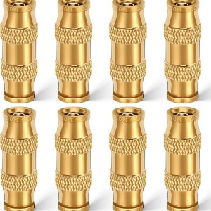 8 piezas de accesorios de línea de freno a presión para conectar, accesorios de aire neumáticos de latón, unión de tubos, accesorios de compresor de 8 piezas de accesorios de línea de freno a presión para conectar, accesorios de aire neumáticos de latón, unión de tubos, accesorios de compresor de