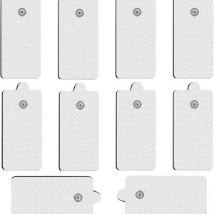 10 unidades de almohadillas TENS grandes más fuertes compatibles con MEDVICE, NURSAL, Belifu, Brilnurse TENS, VOVOU 0.138 in Snap sin látex unidades 10 unidades de almohadillas TENS grandes más fuertes compatibles con MEDVICE, NURSAL, Belifu, Brilnurse TENS, VOVOU 0.138 in Snap sin látex unidades