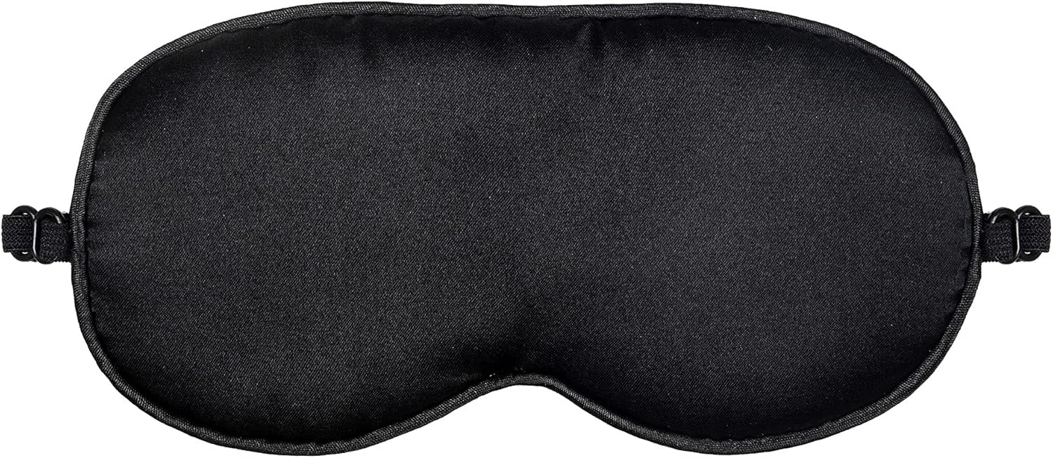 Máscara de dormir de seda de morera con correa ajustable para niños, bonita máscara de ojos para dormir para recién nacidos, paquete de 2 unidades,