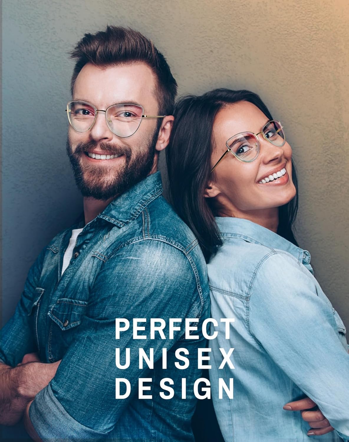 Gafas de luz azul para mujer, a la moda, anti rayos UV, para ordenador y fatiga ocular digital