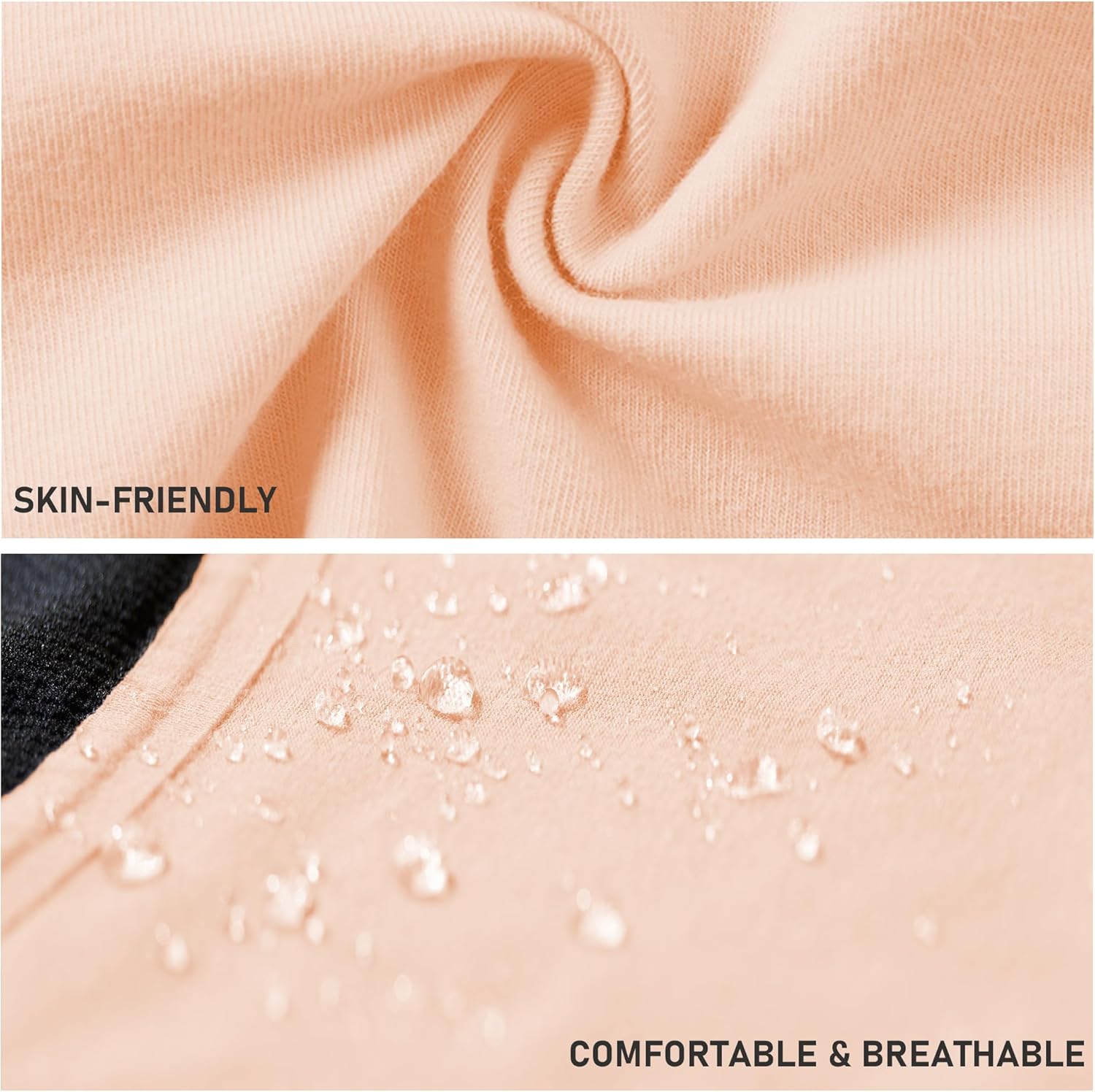 Battewa Ropa interior para incontinencia para mujer, lavable, a prueba de fugas, ropa interior de algodón de cintura alta de 1.7 fl oz para fugas de