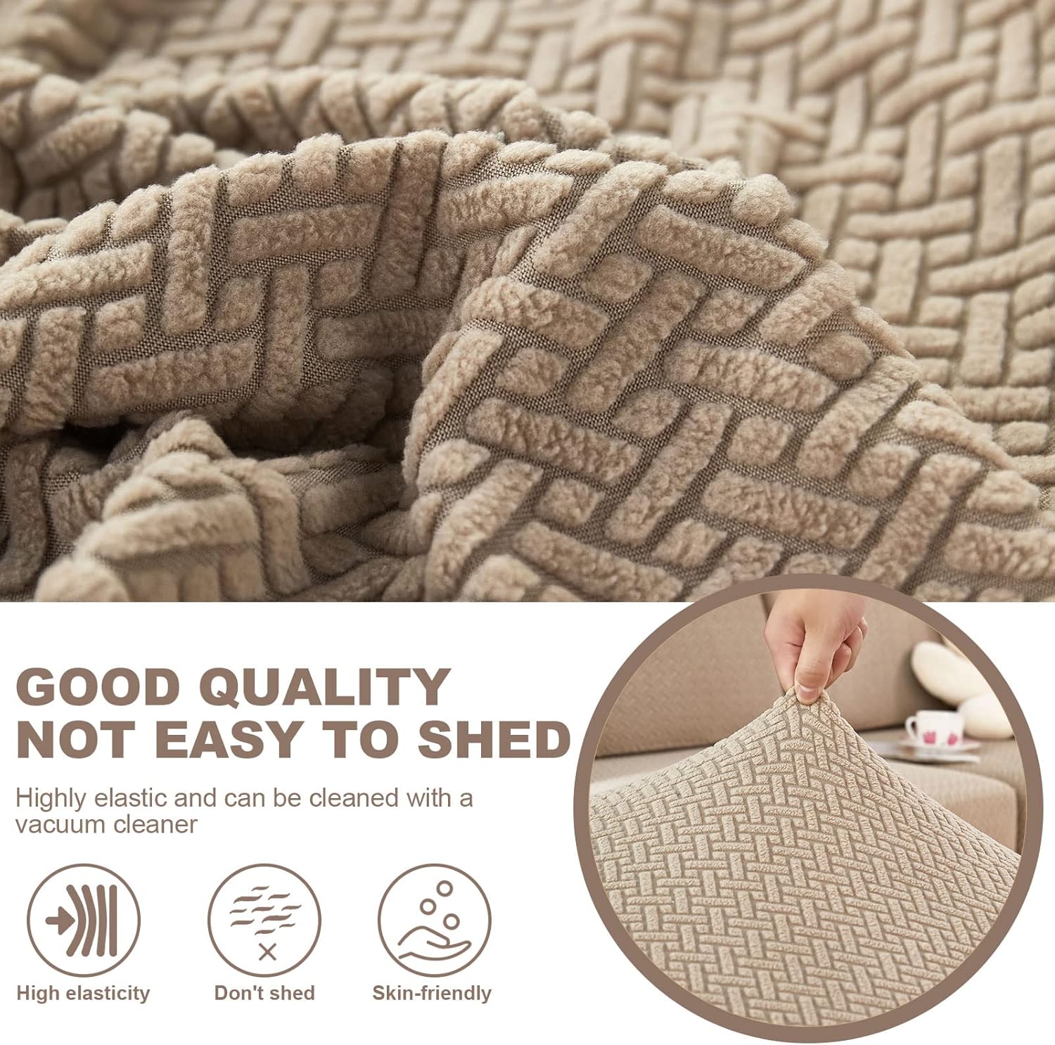 MINGPINHUIUS Fundas interiores para sofá con cojín separado funda universal de alta elasticidad, resistente al desgaste, para niños, familiares y