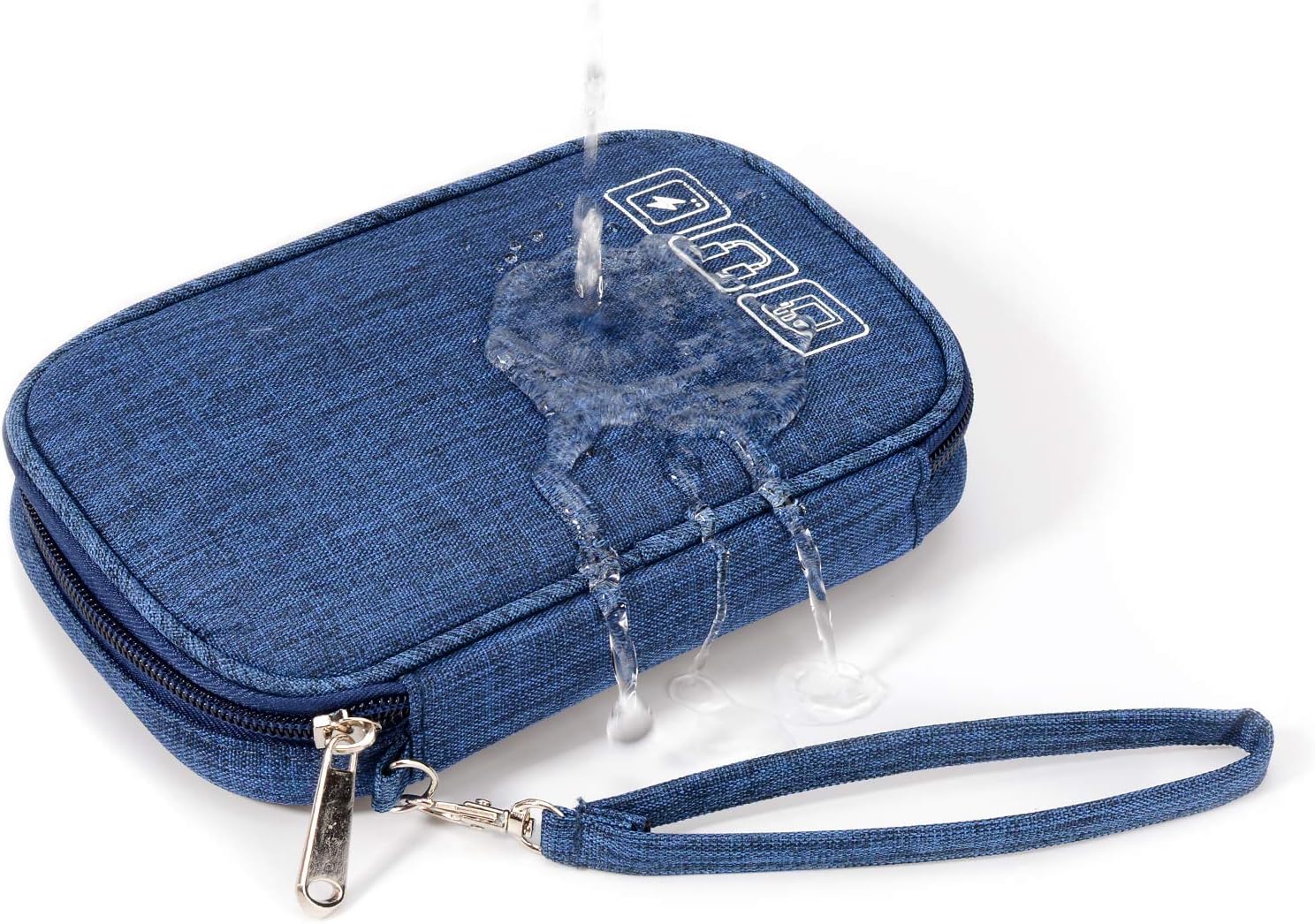 Organizador de cables universal de viaje portátil, bolsa de accesorios electrónicos, organizador electrónico, pequeños dispositivos digitales, bolsa