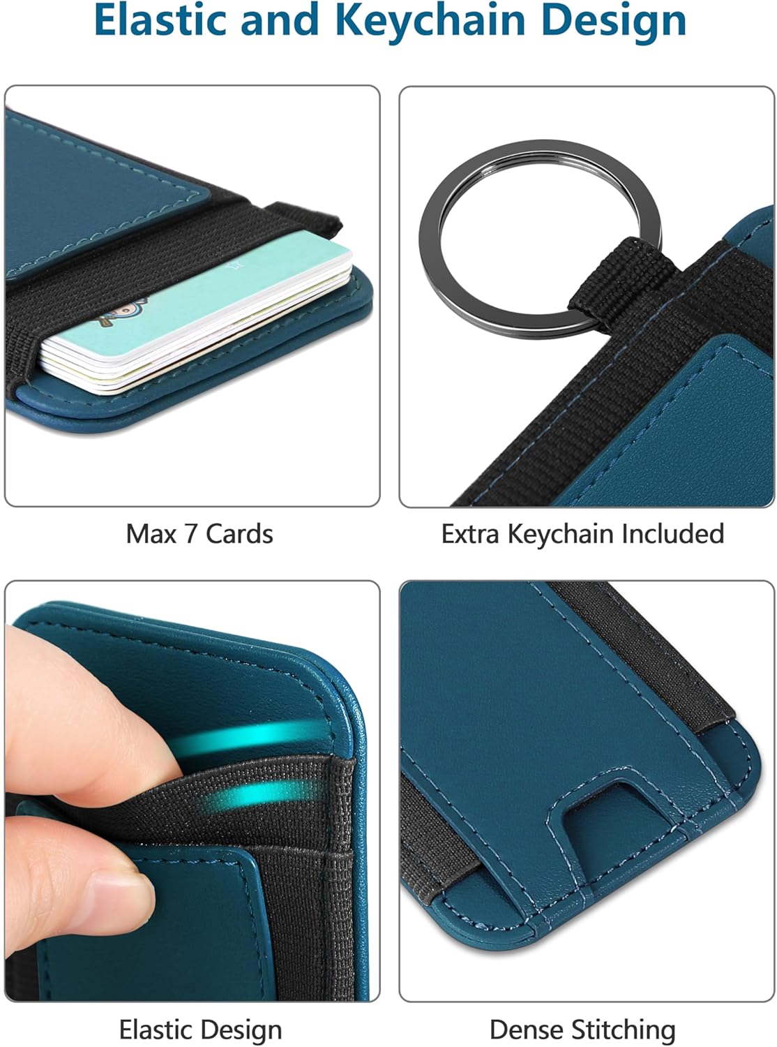 Magsafe Wallet, cartera magnética más fuerte para iPhone serie 1615141312, para tarjetero Magsafe con 2 ranuras para tarjetas, bloqueo RFID,