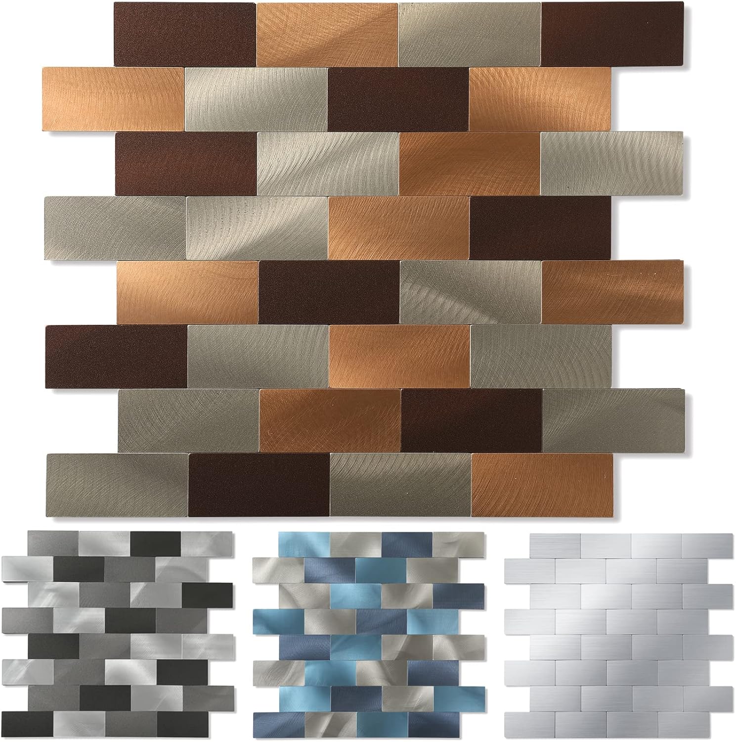 Yipscazo – Salpicaduras de azulejos de acero inoxidable para pared de cocina