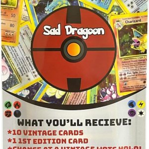 Sad Dragoon Lote vintage auténtico de 10 cartas All Wotc con 1 primera edición Sad Dragoon Lote vintage auténtico de 10 cartas All Wotc con 1 primera edición