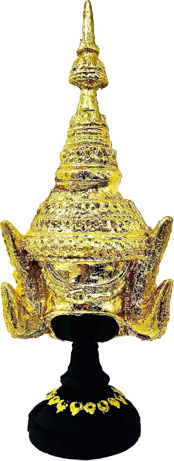 BUDDHO Máscara tailandesa de Khon, esculturas tailandesas, drama ramayana, coleccionable, decoración tailandesa, manualidades, decoración, figura de