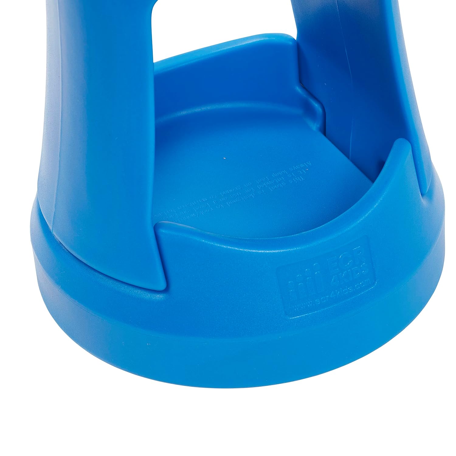 ECR4Kids Taburete tambaleante de almacenamiento, altura del asiento de 15 pulgadas, asientos activos, azul