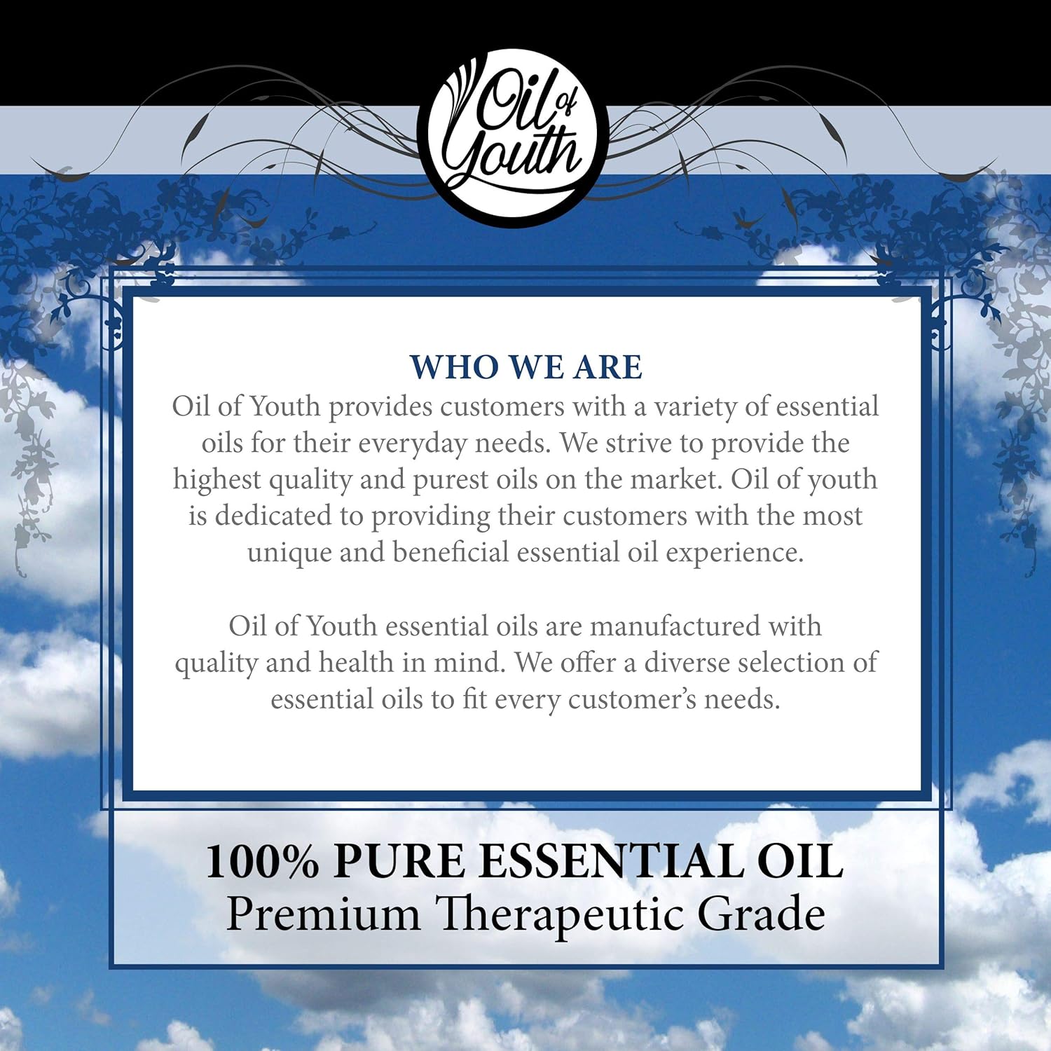 Oil of Youth Aceite esencial de mezcla de respiración a granel de 4 onzas, grado terapéutico, puro y natural