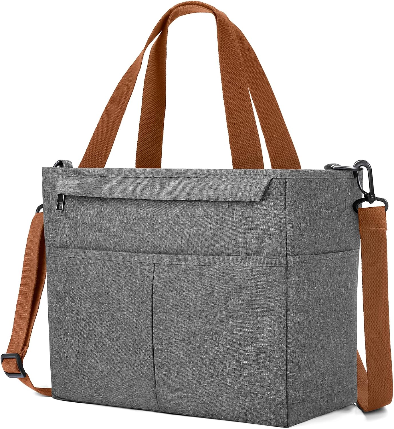Lonchera para mujer, lonchera grande aislada para hombres, bolsa de almuerzo para mujer con múltiples bolsillos para el trabajo, lonchera congelable