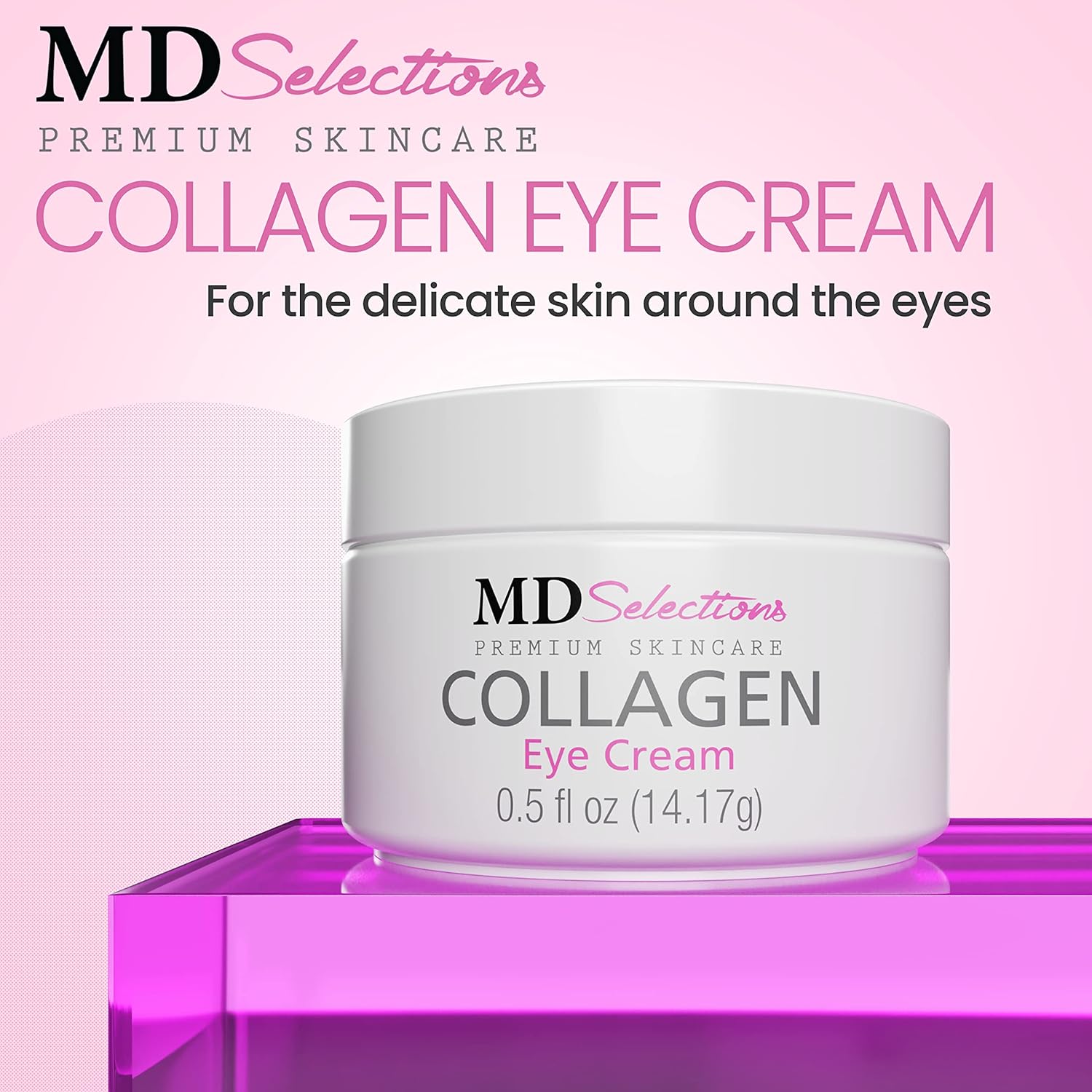 Crema de levantamiento de ojos  Crema de ojos  Crema de ojos con colágeno antienvejecimiento para arrugas, tratamiento debajo de los ojos para
