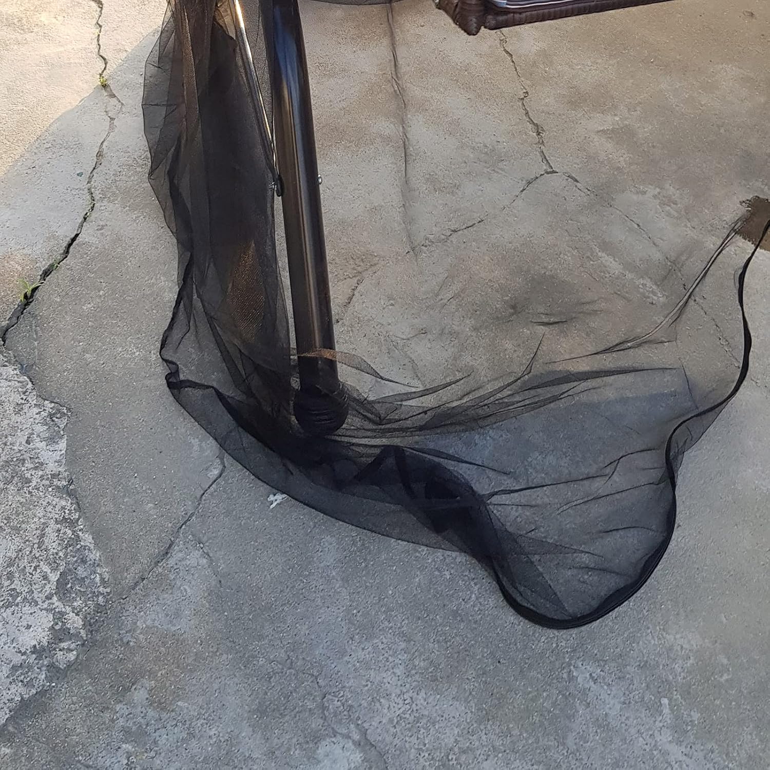 RESOYE Mosquitera para patio y jardín al aire libre, pantalla de malla de poliéster con apertura de cremallera y tienda de campaña de techo, casa de
