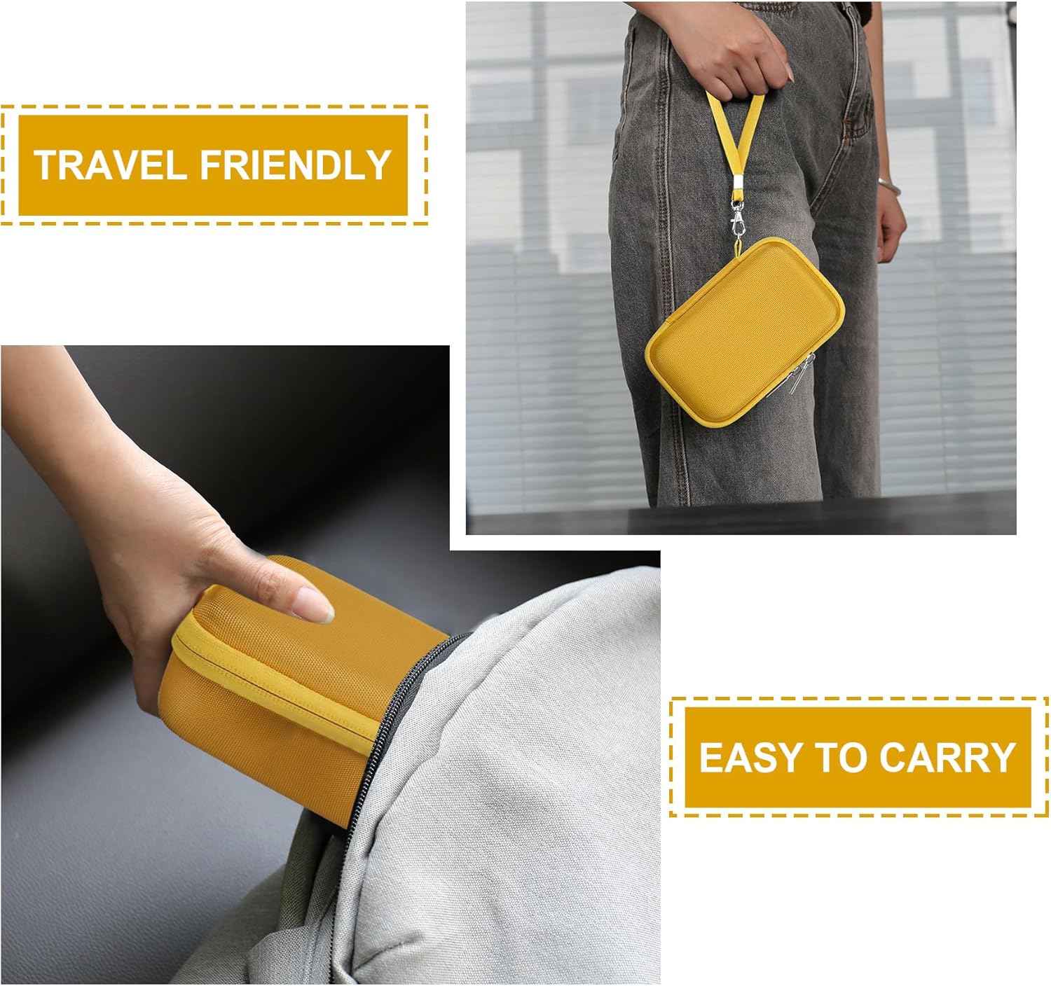 Funda protectora rígida para cámara digital Kodak PIXPRO WPZ2, resistente e impermeable, funda de viaje con bolsillo de malla con cremallera para
