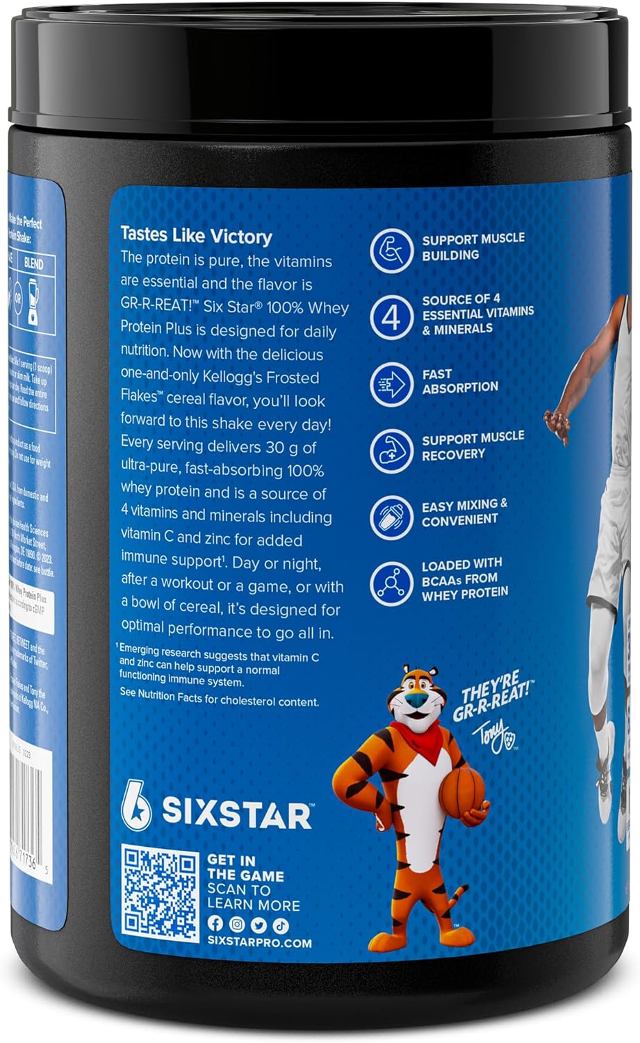Six Star Proteína de suero en polvo Plus  Construcción muscular y recuperación más apoyo inmunológico  Constructor muscular para hombres y mujeres
