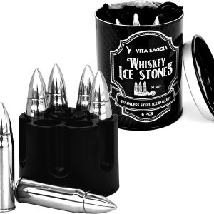 Set of 6 Whiskey Stones Extra Large with Base, Gifts for Christmas Stocking Stuffers, for Men Dad, Unique Ideas for Birthday Boyfriend Him Cool Set of 6 Whiskey Stones Extra Large with Base, Gifts for Christmas Stocking Stuffers, for Men Dad, Unique Ideas for Birthday Boyfriend Him Cool