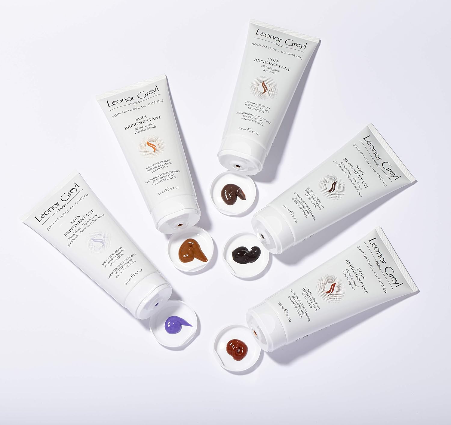 Leonor Greyl Paris Soin Repigmentant – Acondicionador nutritivo para mejorar el color