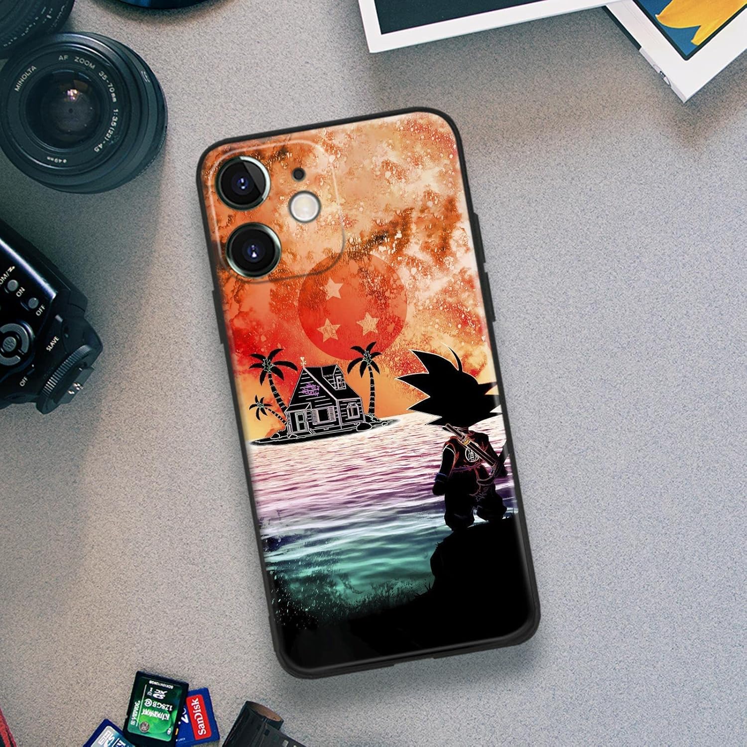 Funda protectora para teléfono de anime japonés, diseño de manga, anti-caída, a prueba de golpes, funda Kame House para iPhone 14