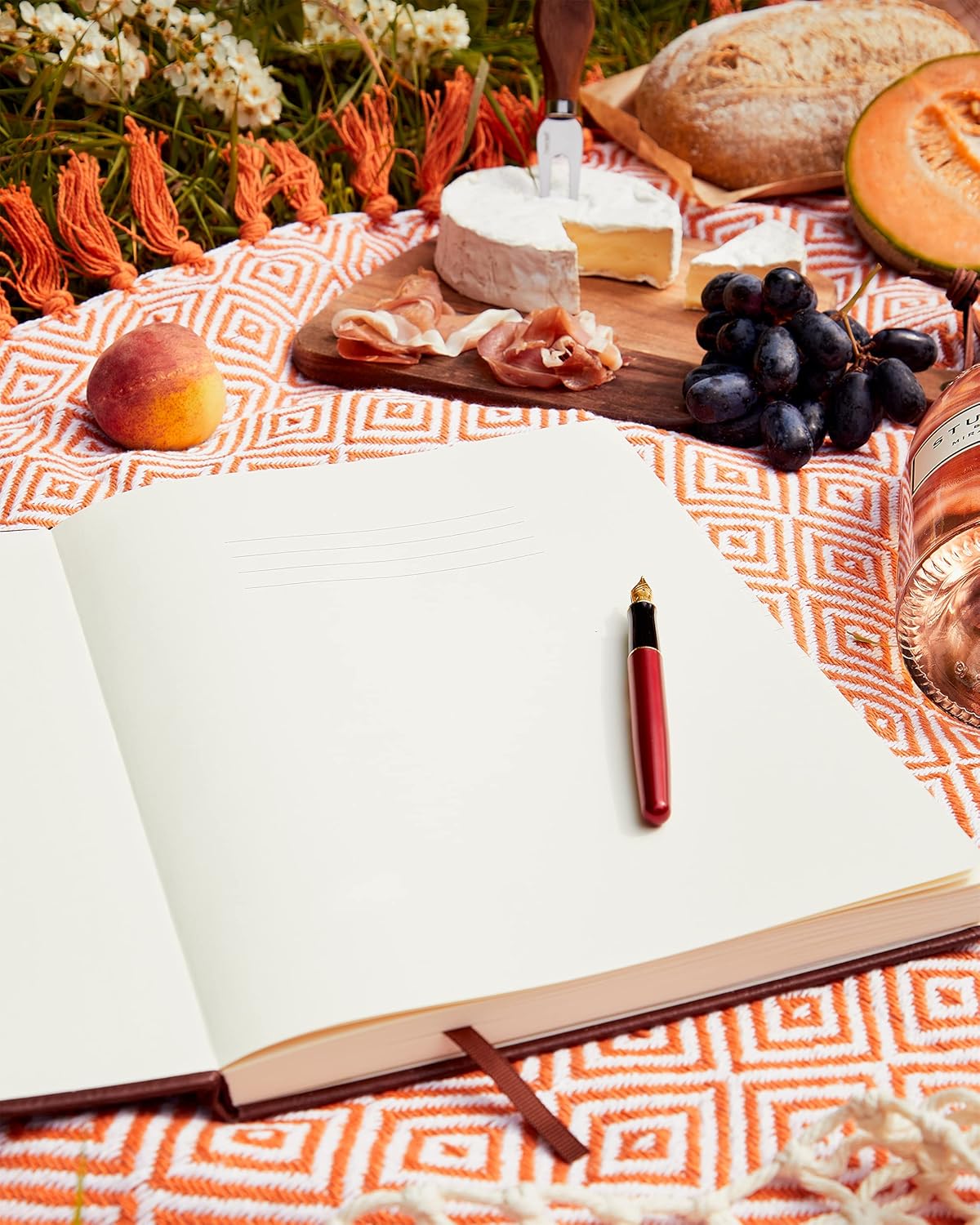BEECHMORE BOOKS Cuaderno personalizado – A4, marrón, tapa dura de cuero vegano personalizado, diario personal, papel rayado grueso de 4.23 ozm,