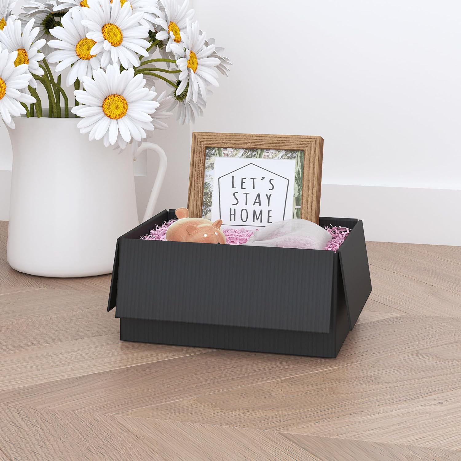 WHYNONAP Juego de 25 cajas de envío de 8 x 6 x 4 pulgadas, cajas de envío de plástico pequeñas para embalaje de pequeñas empresas, cajas de cartón