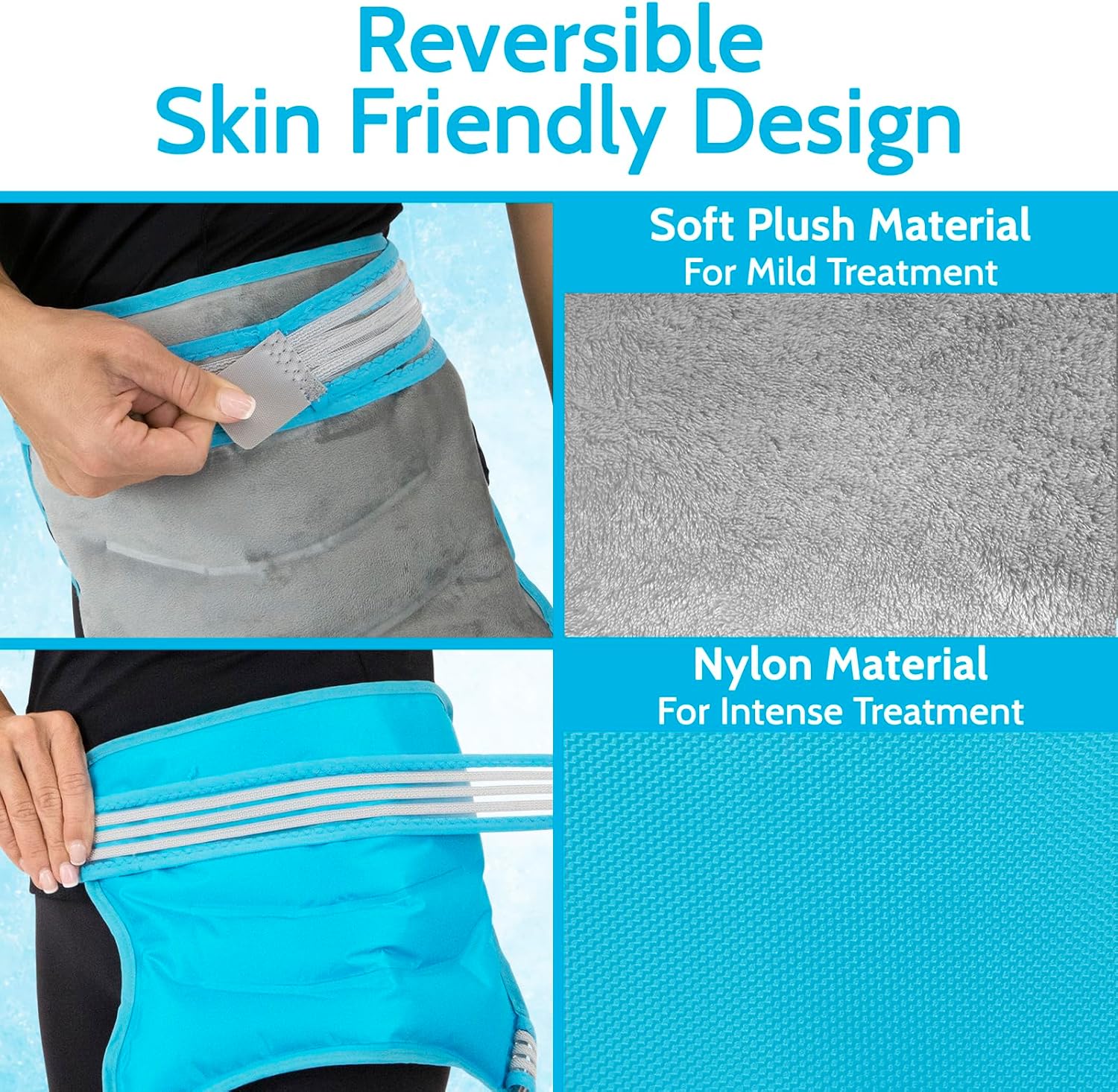 Arctic Flex Envoltura de hielo de cadera después de la cirugía, soporte de gel reutilizable para bursitis de cadera, reemplazo, alivio del dolor,