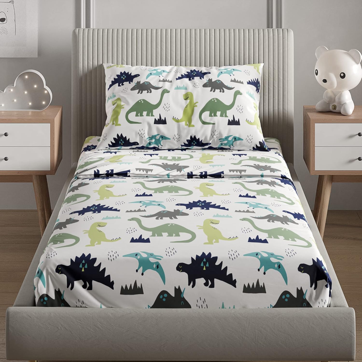 Juego de sábanas para niños y niñas, tamaño matrimonial, ropa de cama suave y acogedora, fáciles de cuidar y limpiar, cómodas, de microfibra sin