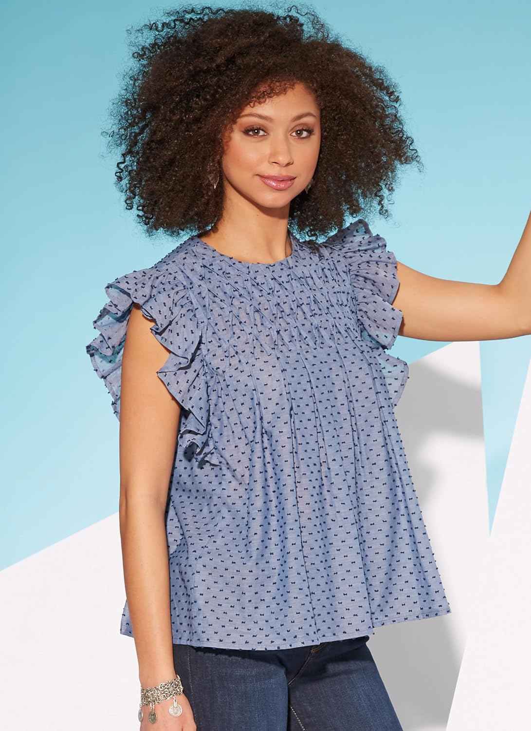 McCall’s Kit de patrones de costura Misses’ Tops, código de diseño M8325, tallas XSM-SML-MED