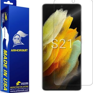 Armor Suit Paquete de 2 protectores de pantalla MilitaryShield diseñados para Samsung Galaxy S21 (6.2 pulgadas) versión 2022 Cobertura máxima Armor Suit Paquete de 2 protectores de pantalla MilitaryShield diseñados para Samsung Galaxy S21 (6.2 pulgadas) versión 2022 Cobertura máxima