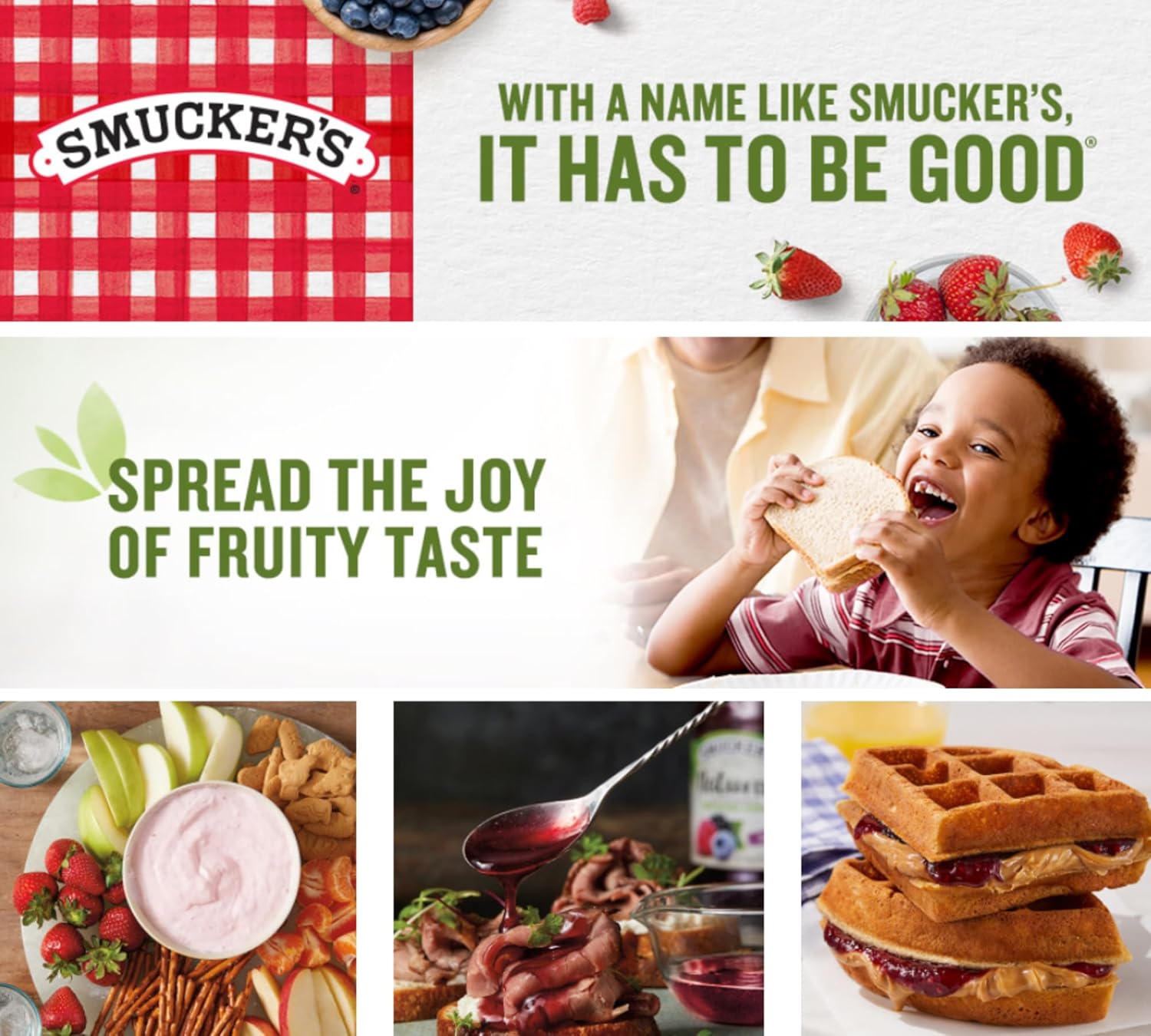Strawberry Jam es libre de gluten, sin OMG y sin MSG añadido  Mermelada de fresa saludable para niños y adultos, una fruta dulce para untar, tarro
