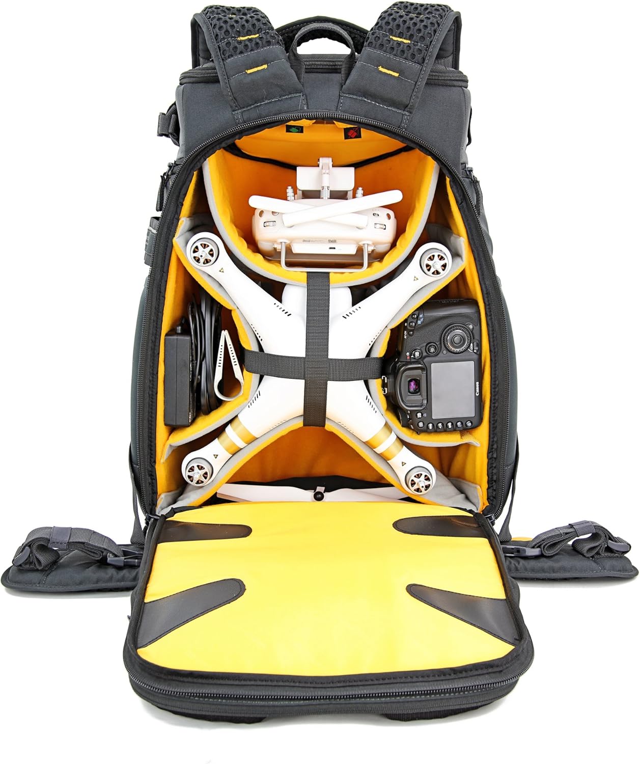 VANGUARD Alta Sky 53 – Mochila de cámara para Sony, Nikon, Canon, DSLR, Drones, gris, AltaSky53