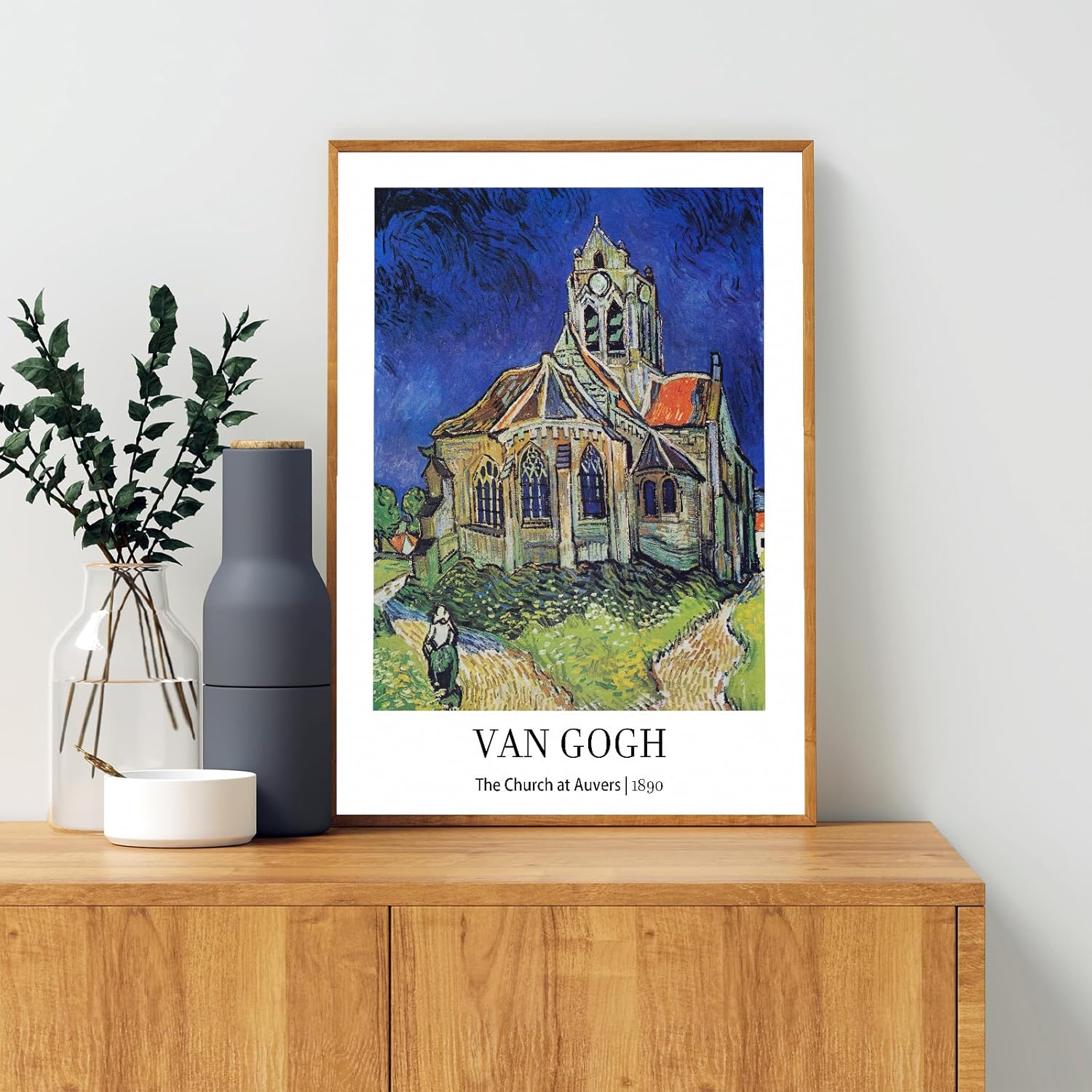 CRYUWOX Vincent Van Gogh – Pósteres vintage para pared, galería Van Gogh, juego de 9 lienzos sin marco de 8 x 10 pulgadas, arte de pared en lienzo