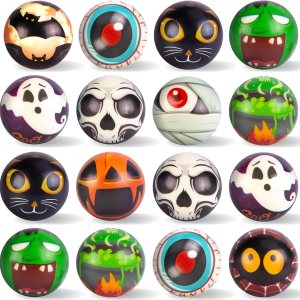 3 otters 16 bolas de estrés para niños, bolas de estrés de Halloween, regalos de fiesta de Halloween, bolas para apretar, juguetes para aliviar el 3 otters 16 bolas de estrés para niños, bolas de estrés de Halloween, regalos de fiesta de Halloween, bolas para apretar, juguetes para aliviar el