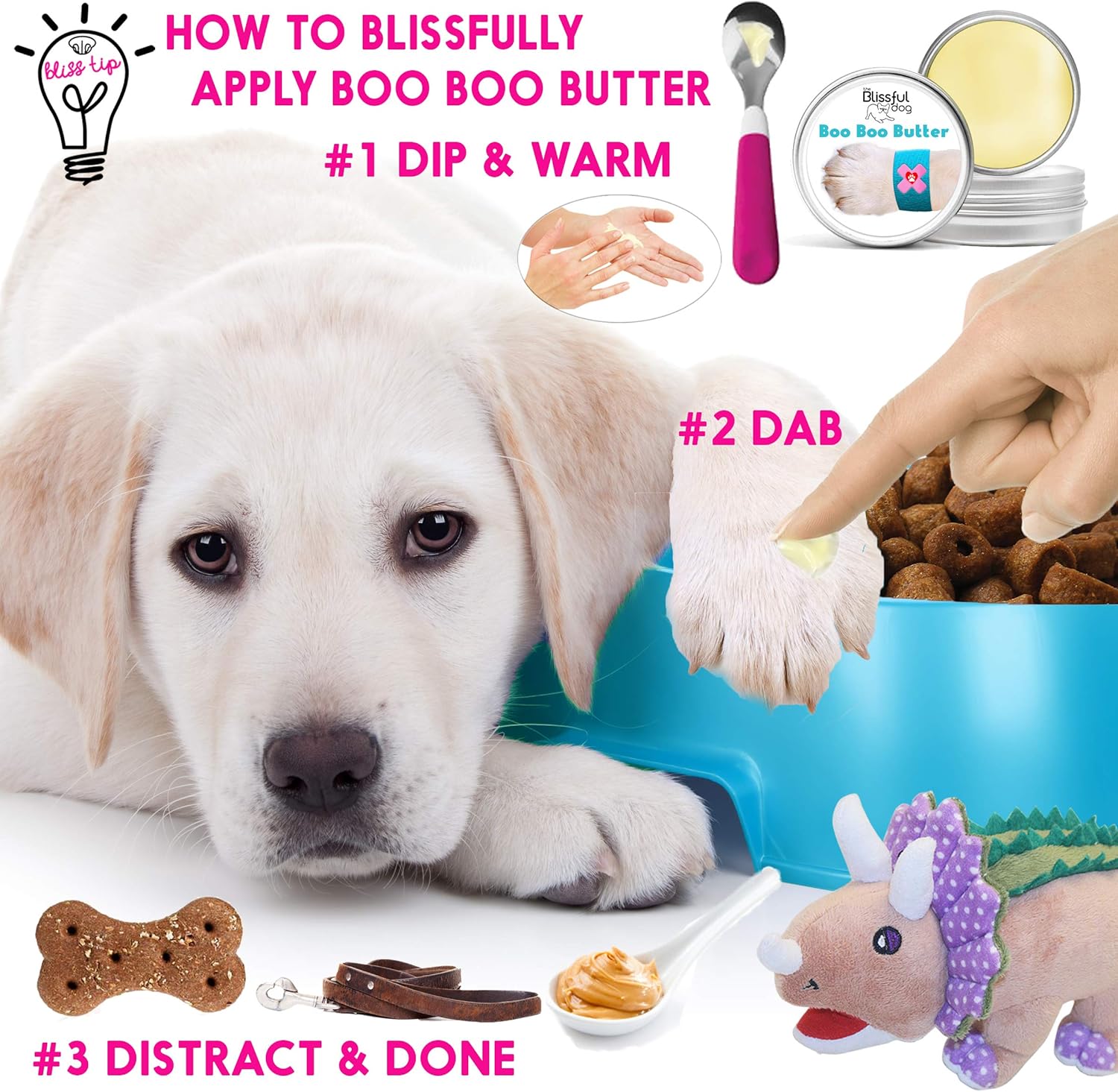 The Blissful Dog 1 oz TIN Vizsla Booboo Mantequilla