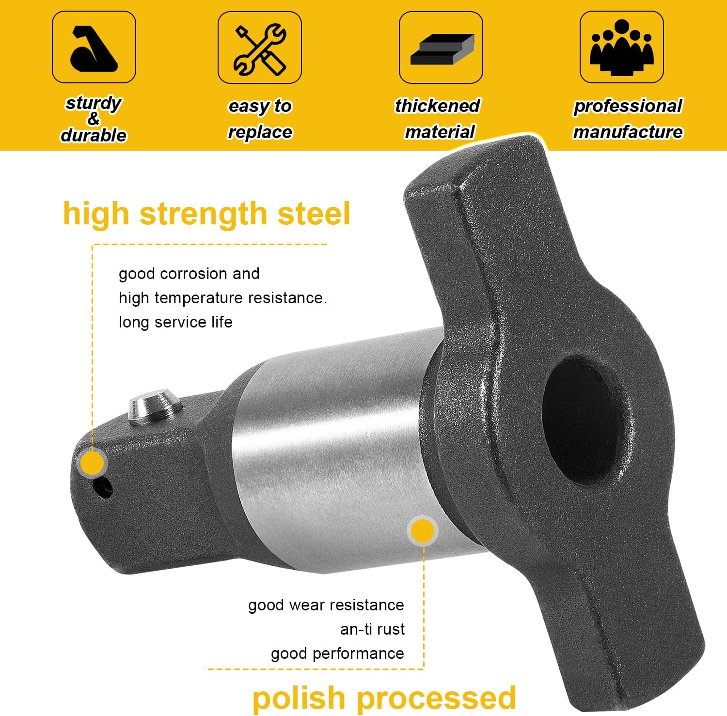 N415874 – Conjunto de repuesto de yunque de 12 para llave de impacto inalámbrica Dewalt DCF899 DCF899B DCF899M1 DCF899P1 DCF899P1 DCF899P2, no para