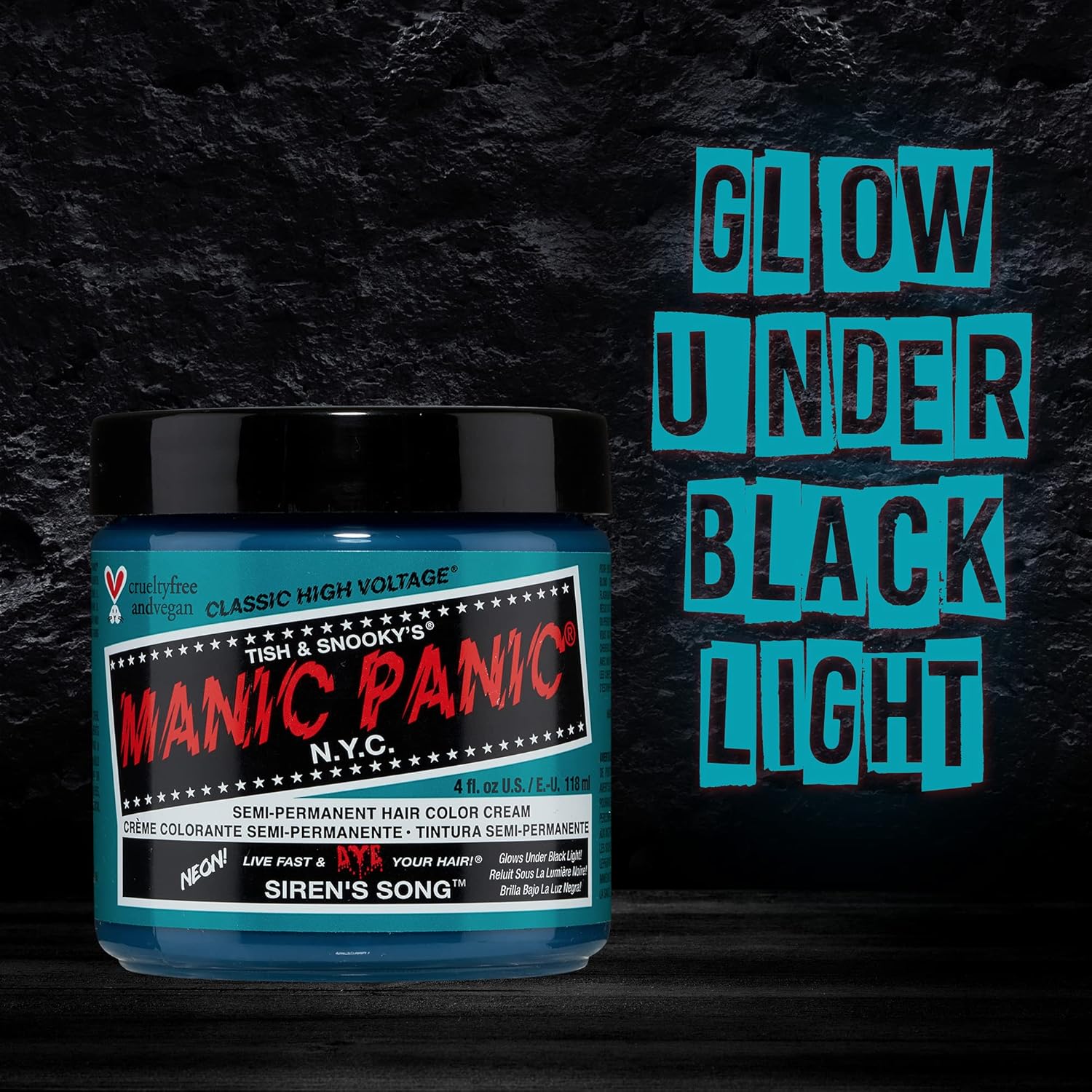 TiendaUsbeauty Manic Panic Crema de color de cabello semipermanente, paquete de de 1