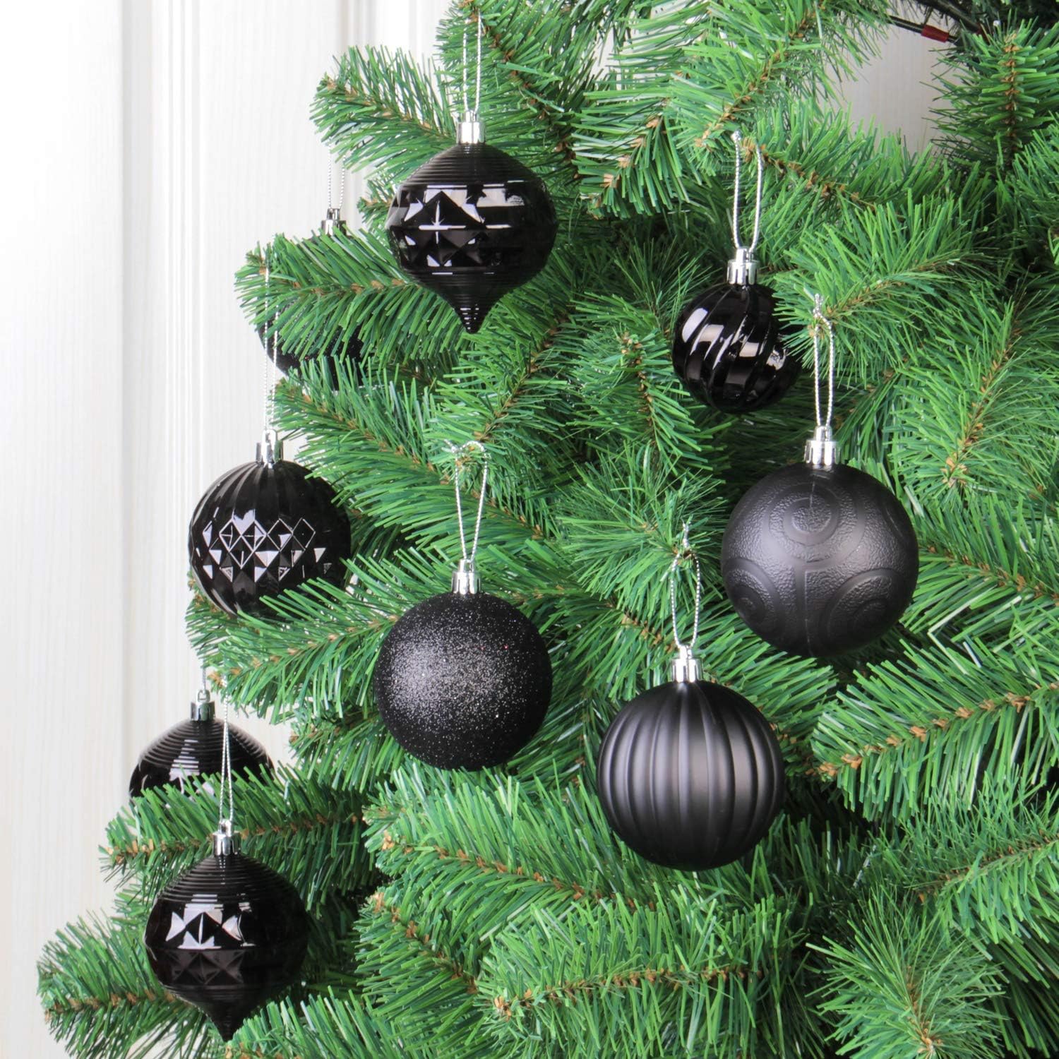 Jusdreen 31 esferas decorativas para árbol de Navidad, inastillables, esferas colgantes para árbol de Navidad, decoración para vacaciones, fiestas,