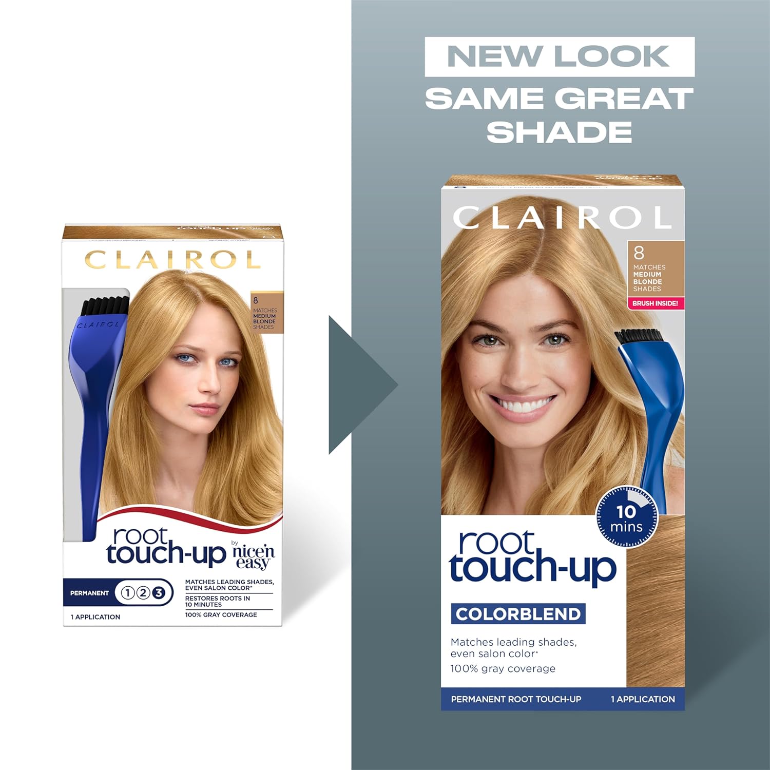 Clairol Root Touch-Up de Nice’n Easy – Tinte permanente para el cabello, color rubio claro 9, paquete de 1 unidad