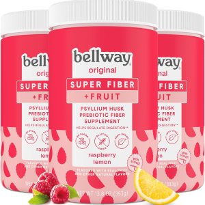 Bellway Polvo súper fibra + fruta (paquete de 3), suplemento de fibra en polvo de cáscara de psyllium orgánica sin azúcar para regularidad, alivio Bellway Polvo súper fibra + fruta (paquete de 3), suplemento de fibra en polvo de cáscara de psyllium orgánica sin azúcar para regularidad, alivio