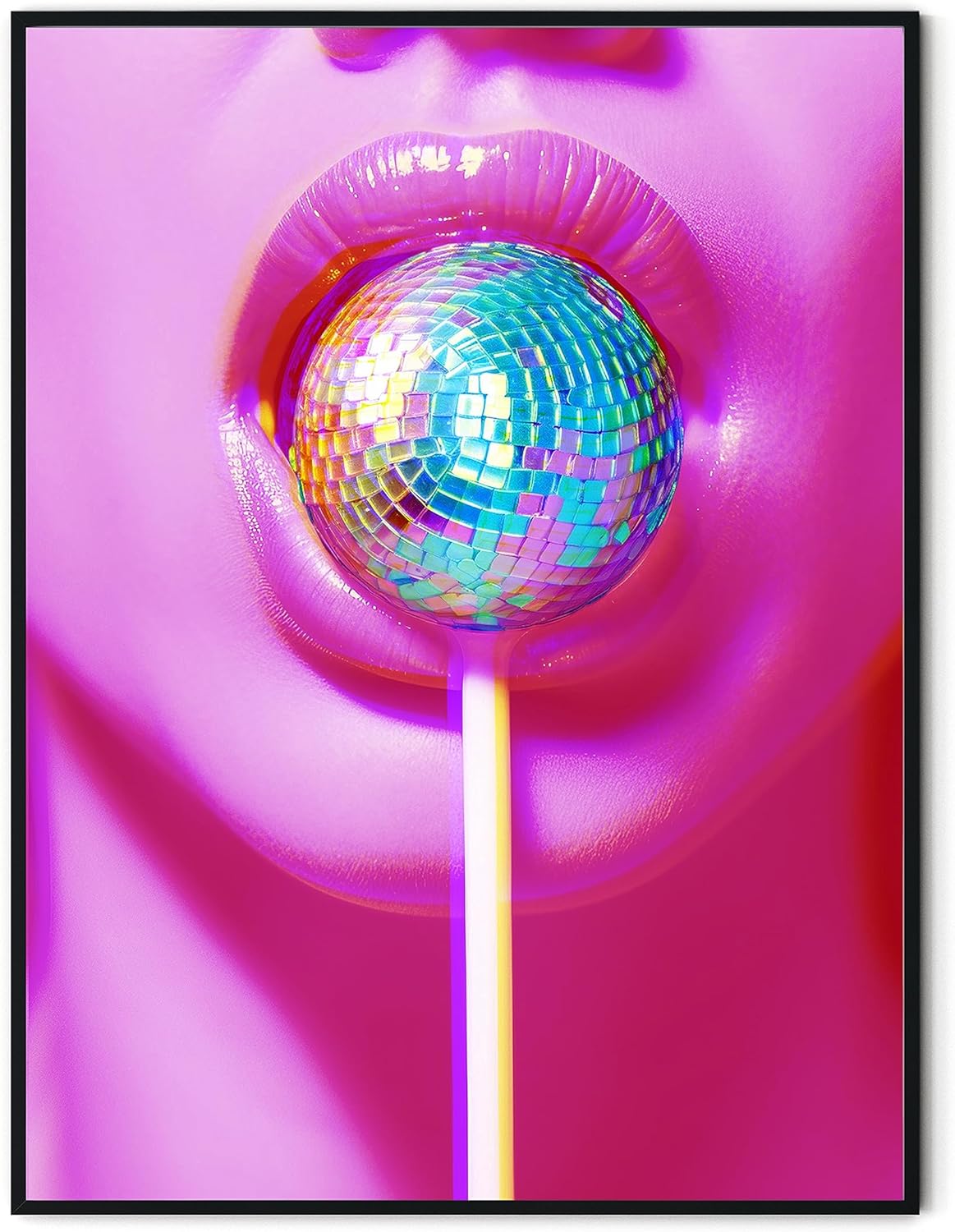 TwoDays Decoración estética moderna de Lolipop, decoración de habitación, impresiones artísticas de pared retro para apartamento de niñas, póster de