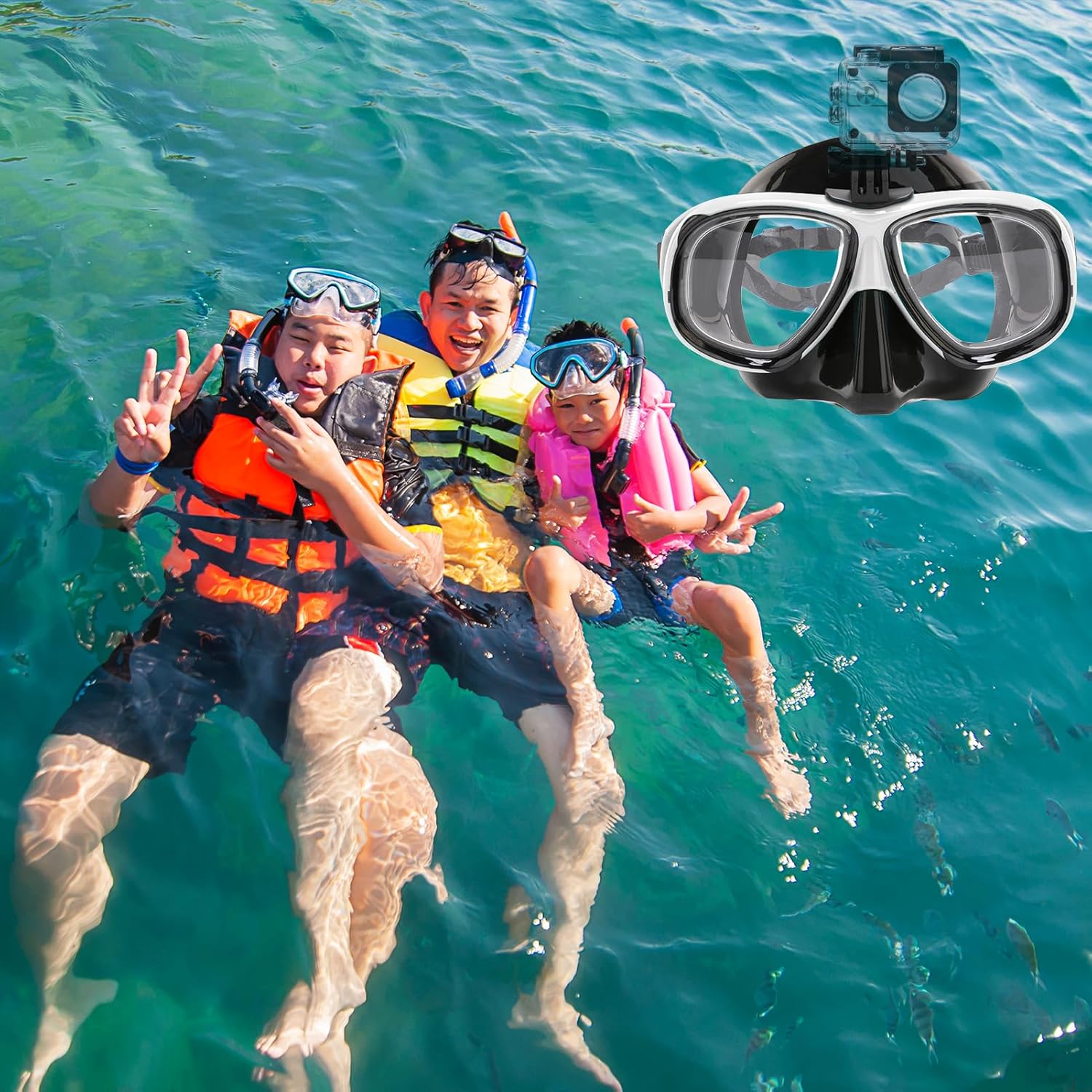 Equipo de esnórquel miope, juego de esnórquel seco miope para jóvenes adultos, máscara de buceo antiempañamiento miope y esnórquel superior seco con
