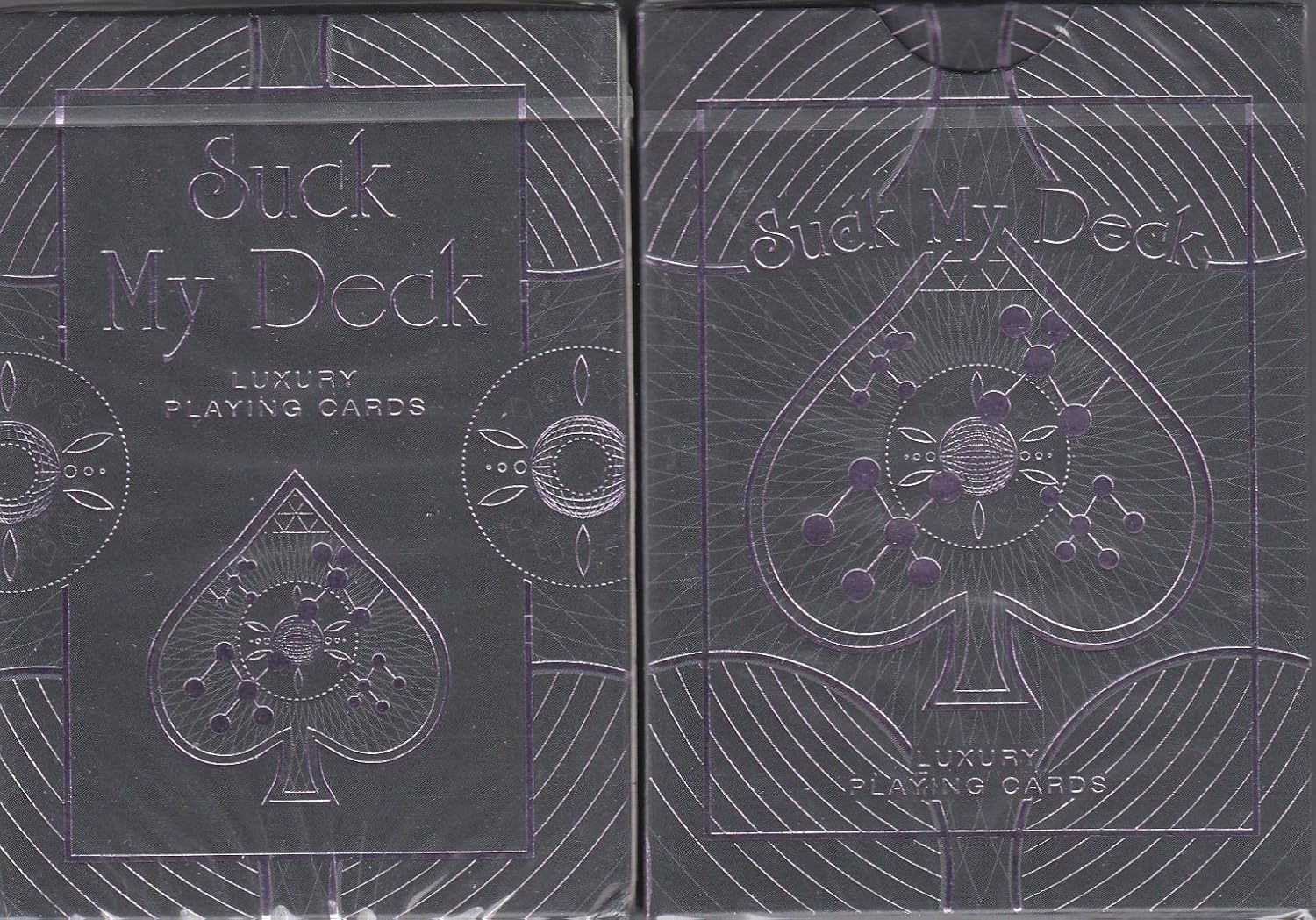Suck My Deck Naipes Poker Size Deck Edición limitada personalizada