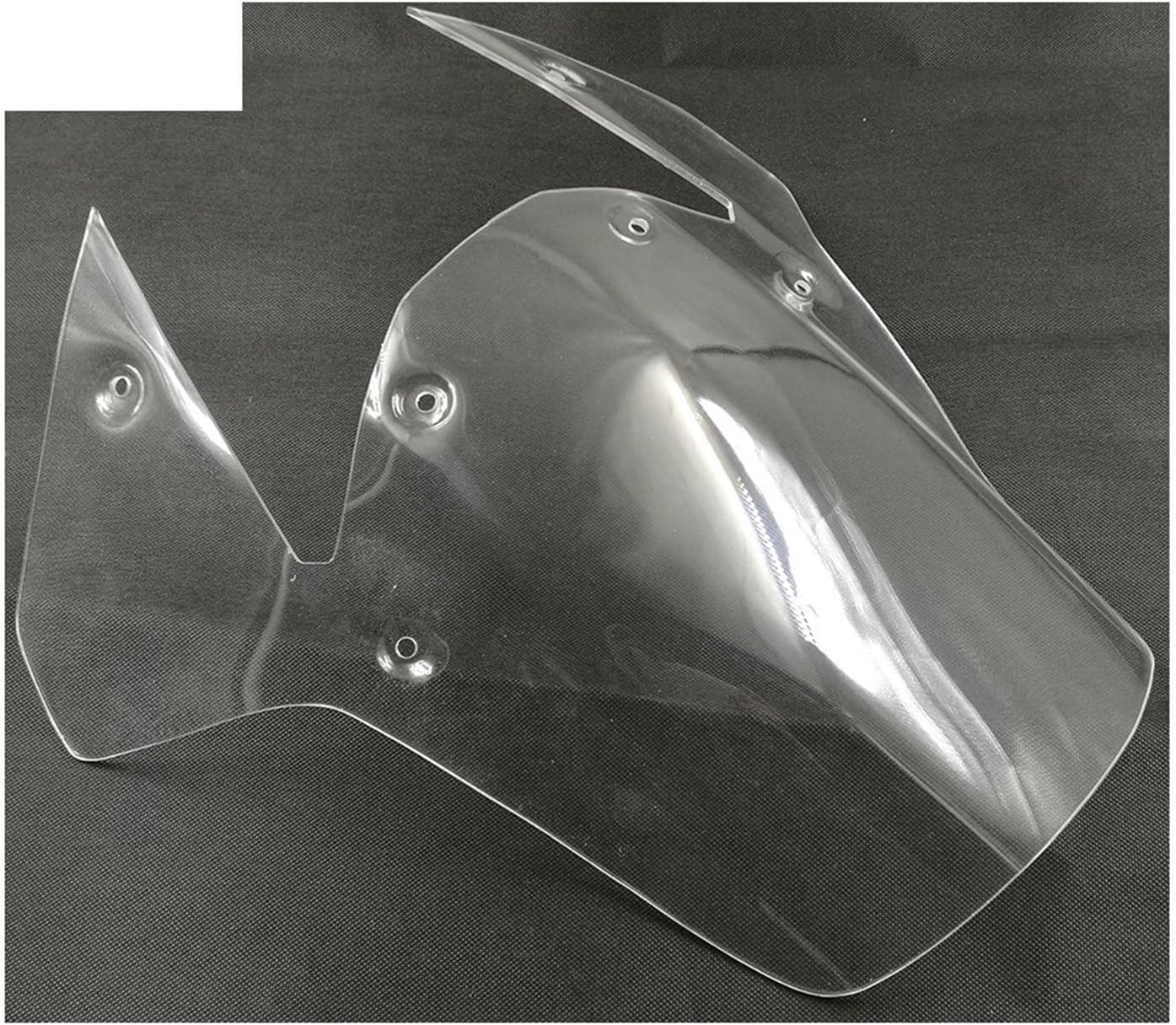 Deflector de viento de motocicleta XT660 XT660Z parabrisas de motocicleta ABS plástico parabrisas delantero deflectores de vidrio transparentemarrón