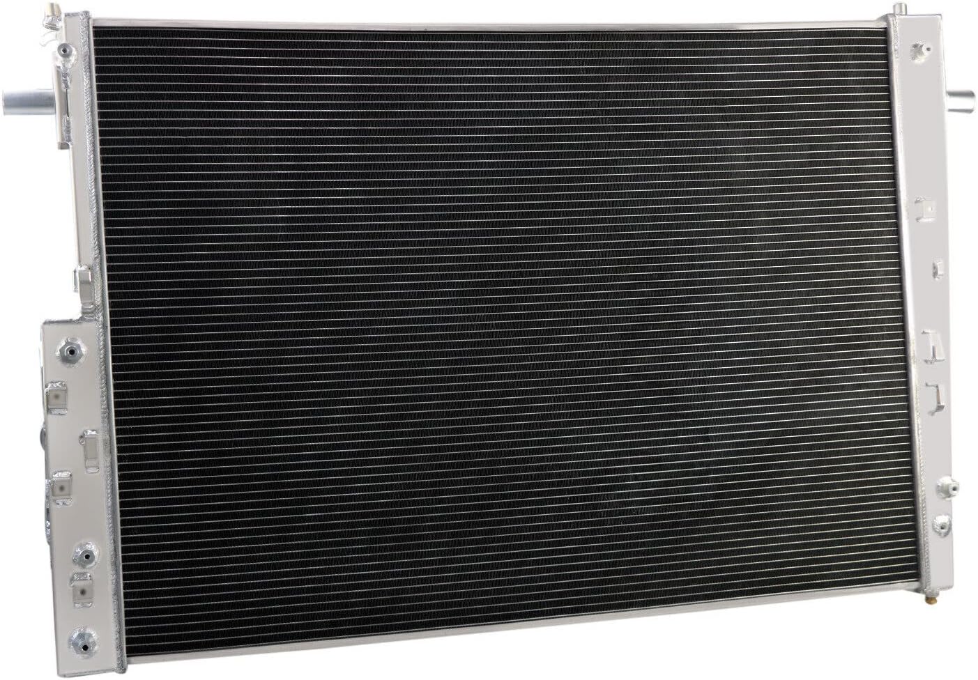 Radiador de aluminio de 3 filas compatible con Ford F250 F350 F450 F550 Powerstroke 6.4L diésel, todo radiador de aluminio