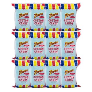Flossie’s Famoso sabor de fiesta de algodón de azúcar azul, bolsa de 2.4 onzas (paquete de 12) Flossie’s Famoso sabor de fiesta de algodón de azúcar azul, bolsa de 2.4 onzas (paquete de 12)