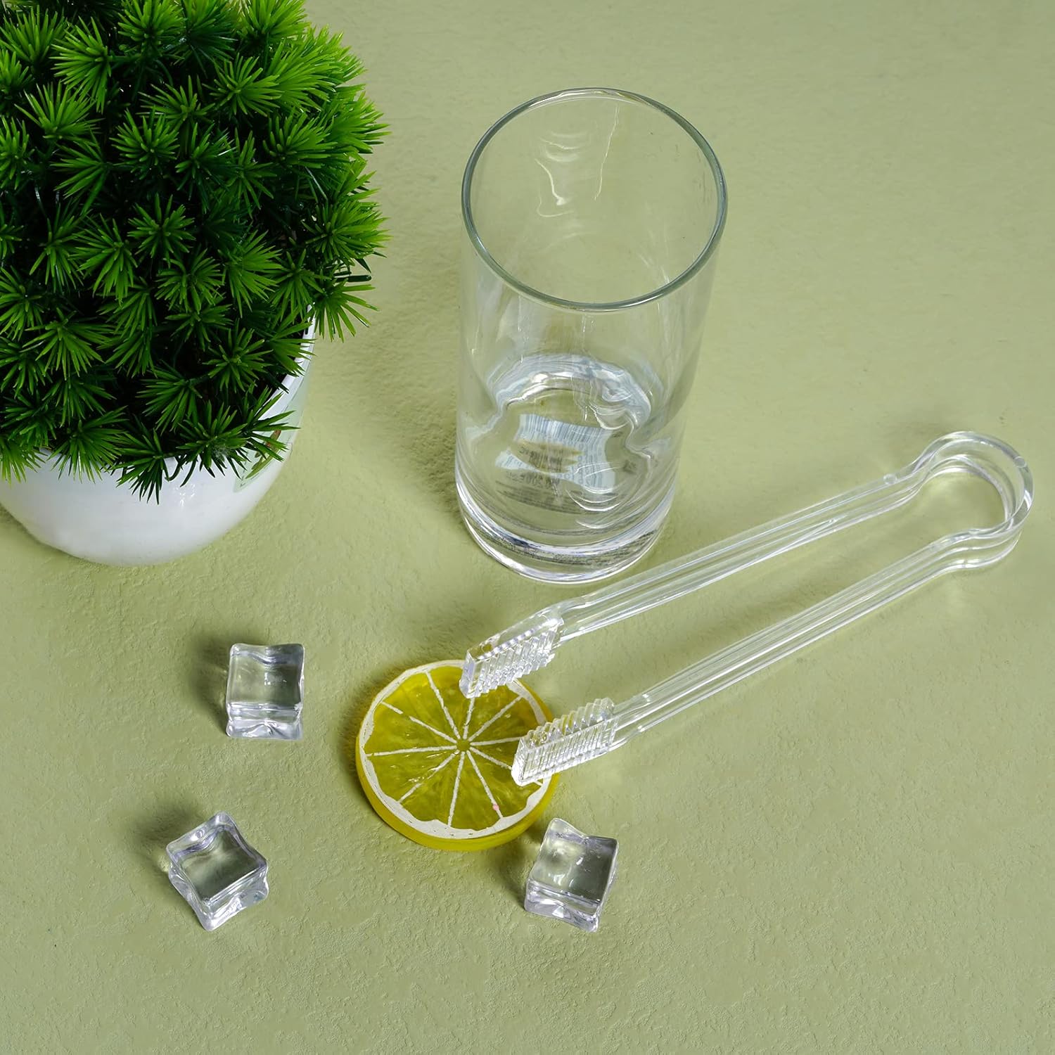 10 pinzas de plástico para servir bufé, pinzas de cocina transparentes, mini pinzas para utensilios de servir para alimentos, ensalada de hielo,