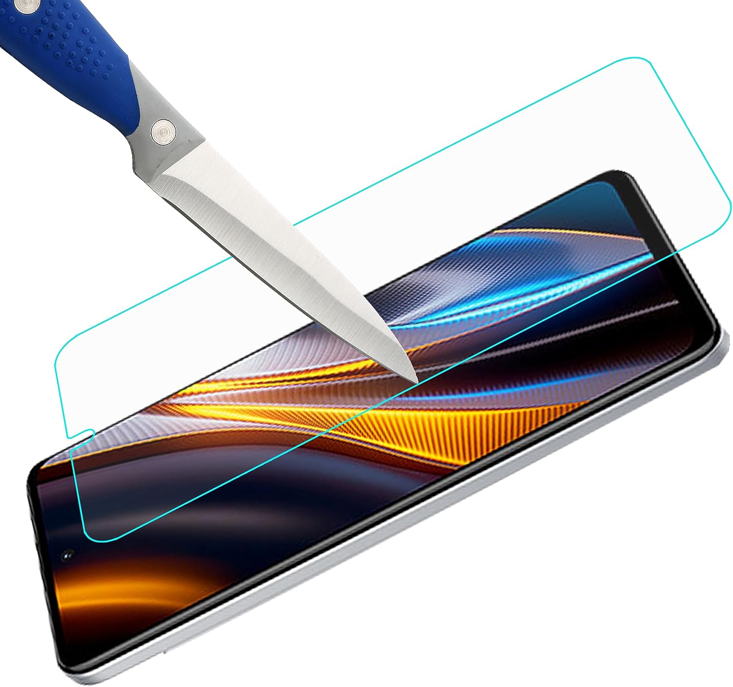 Mr.Shield Paquete de 3 Protector de pantalla para Xiaomi Poco X4 GTXiaomi Redmi K50i Vidrio Templado Vidrio Japón con dureza 9H Protector de pantalla