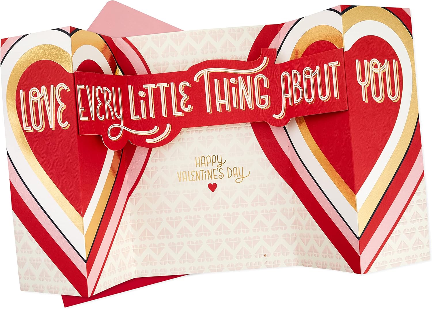 Hallmark Tarjeta del día de San Valentín para marido, esposa, novio, novia (pancarta, Love Everything About You)