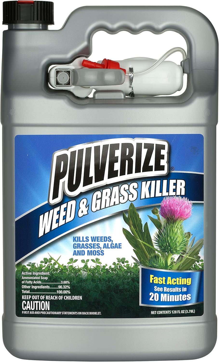 Pulverize PWG-UT-128 herbicida listo para usar, 1 unidad (paquete de 1), transparente