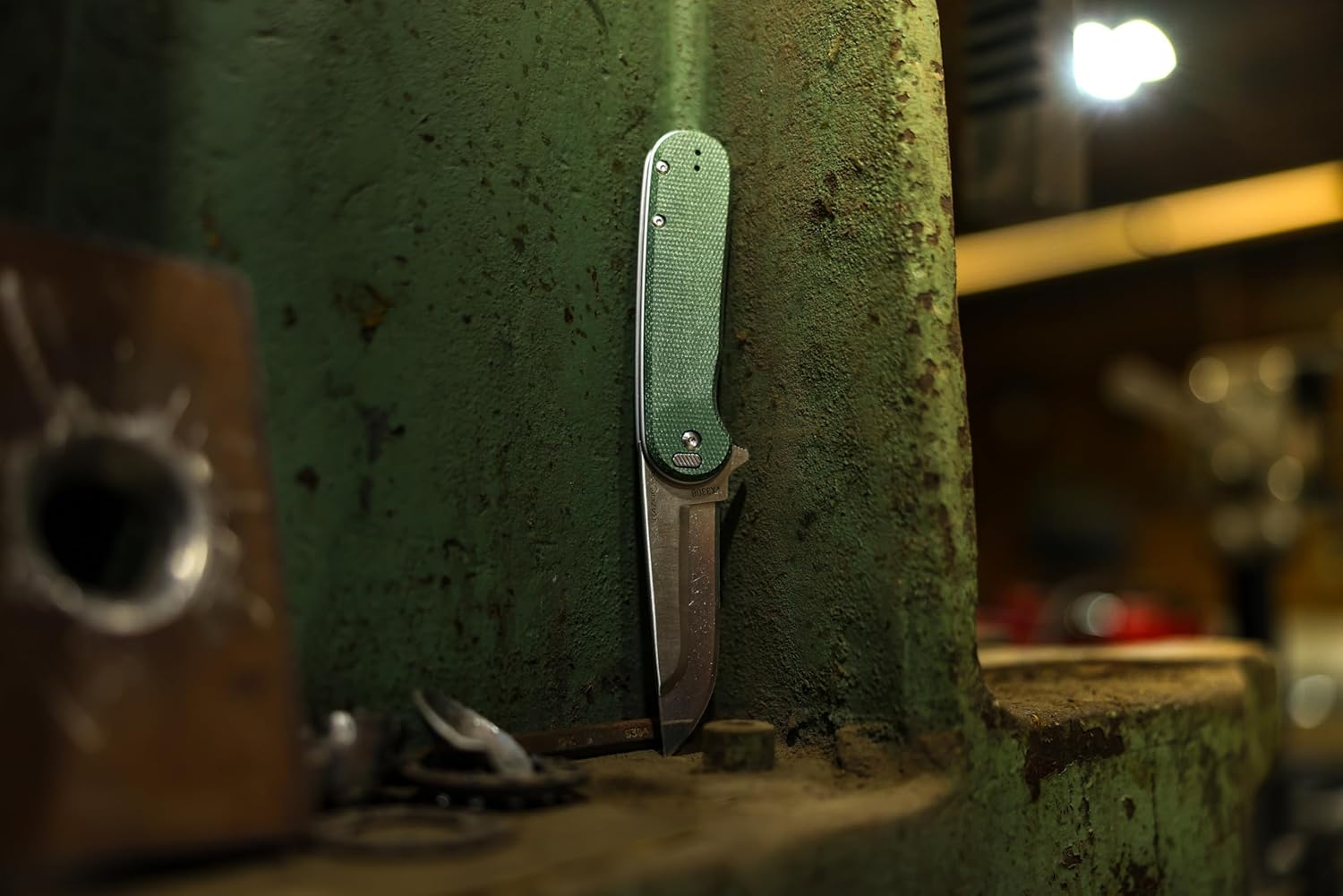 OUTDOOR EDGE RAZOR VX3  Cuchillo de bolsillo plegable EDC de hoja reemplazable  Hoja de 3 pulgadas, rodamientos de bolas, mango de acero inoxidable