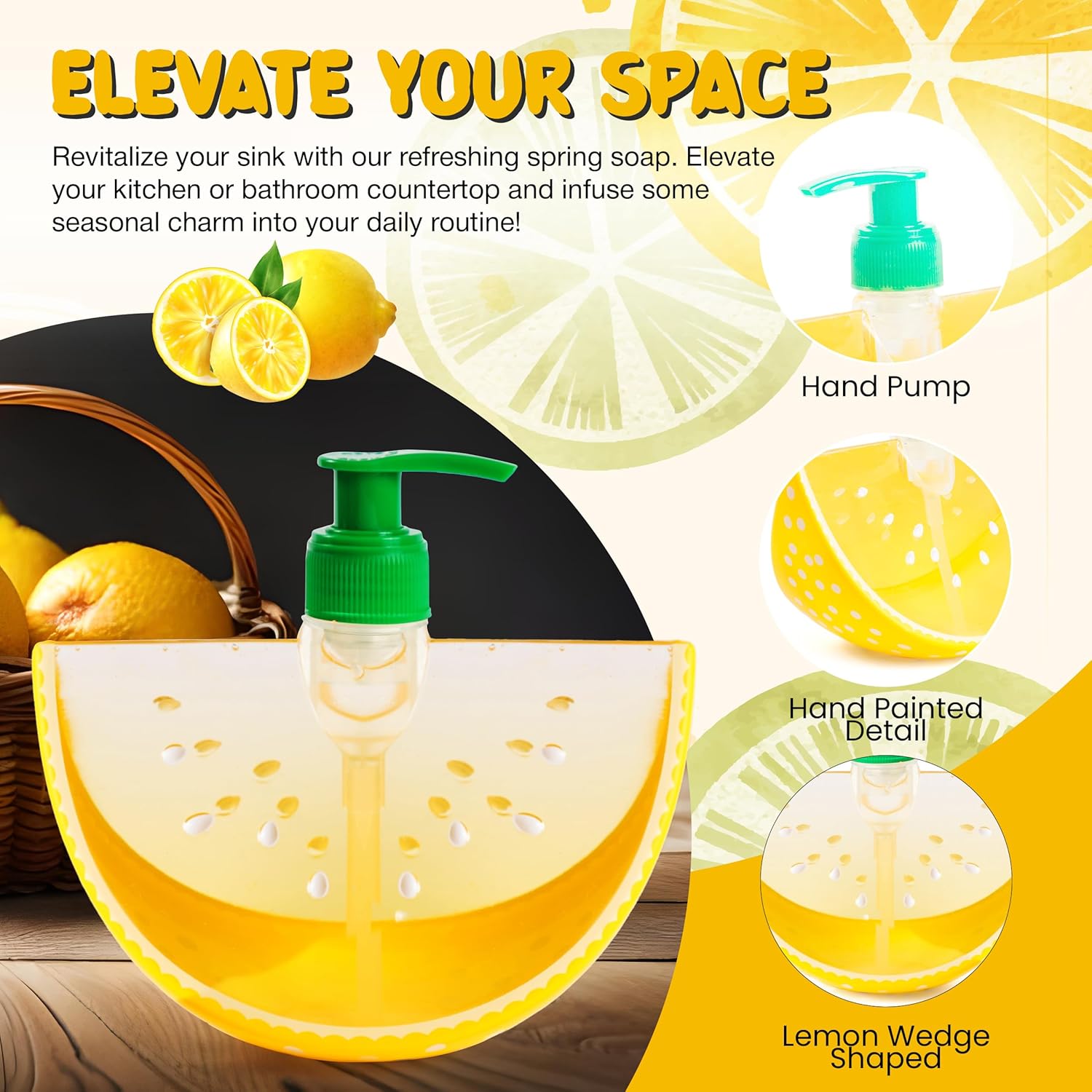 Dispensador de jabón de manos de cerámica de decoración novedosa botella con forma de placeres simples con jabón líquido perfumado – Bomba de mano